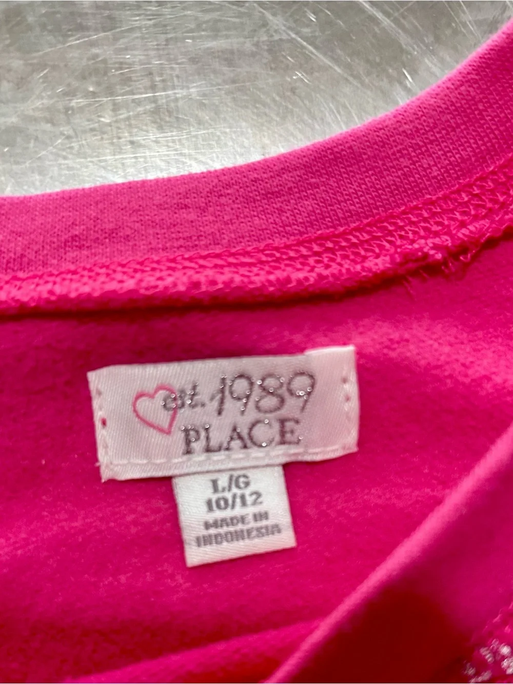 The Children's Place Hot Pink Tee with Logo Tag
